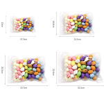 1,8/2,5/3/4 cm Lihav&otilde;ttemunad DIY vahtkummist lihav&otilde;ttekaunistus p&auml;rg Aksessuaarid V&auml;rvilised lihav&otilde;ttemunade kaunistused 1.8cm