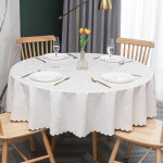 &Uuml;mmargune laudlina PVC veekindel saastumisvastane laudlina v&auml;lik&ouml;&ouml;gi s&ouml;&ouml;gilaud Round diameter 120cm