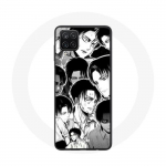 Coque pour Samsung Galaxy A22 4G Attaque des Titans Manga Levi Ackerman