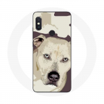 &Uuml;mbris Xiaomi Redmi Note 5 Pro White Pitbull Dogile
