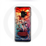 &Uuml;mbris Samsung Galaxy S9 Stranger Things Teaser 4. hooaja plakati tegelased Art