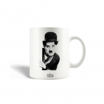 Mug en C&eacute;ramique Charlie Chaplin Noir et Blanc Poster