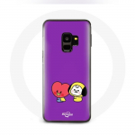 Coque pour Samsung Galaxy S9 Plus BTS Bangtan Sonyeondan BT21 Tata V Chimmy Jimin