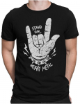 Heavy Metal Hand Fun Regular Fit Rock Punk Hard Unisex T-s&auml;rk S