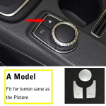 Konsooli multimeediuminupu l&uuml;liti nupu kaane kleebis Mercedes Benz AB klassi CLA GLA W176 W246 C117 W117 X156 jaoks Style A