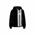 Adidas Originals Adibreak Karvane V&auml;rviplokk Lapitehnika Kapuutsiga Jakk Naistele &Uuml;ler&otilde;ivad Must IC8130 S-M