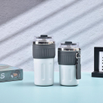 Reisisolatsiooniga kruus autotermoskruus roostevabast terasest kohvikummiga termostopsiga kaasaskantav reisikruus t&otilde;stetrossiga, lekkekindel libisemiskindel 500 ml/400 ml 400ml oranž