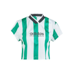 Adidas Tiro Colorblock L&uuml;hike T-s&auml;rk Kirjaliku Logotr&uuml;kiga ja Triibudetailiga Naiste Topid Metsaroheline IM4997 L