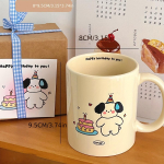 1 tk keraamiline kruus Cake Puppy, kinkekarbis kreemjas erootiline paariline veetass kohvitass Gift Dog