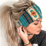 Naiste prinditud peapael, spordijuuksed laia servaga joogapeapael, pehme juuksepael Peakatte komplekt juuksepael 1