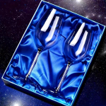 1 paar veiniklaase s&auml;rava jalaga kristallist &scaron;ampanjaklaasid s&auml;delevate s&auml;delevate teemantdekooridega pokaalid viski kokteili jaoks baari pubi klubi restorani jaoks 10.82oz * 1 Pair In Gift Box