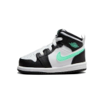 Air Jordan 1 Mid TD Green Glow Beebi tossud Must Valge DQ8425-103 27