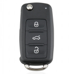 Volkswagen Golf Mk6 Cab Estate Plus Sharan Transporter Kombi 3 nupuga kokkupandava kaugjuhtimispuldi nutika klapiga v&otilde;tmehoidja korpuse kaanele must