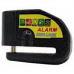 Mootorratta h&auml;ireplaadi pidurilukk, mootorratta lukk vargusevastane turvalisus rulett rattalukk Veekindel 110 dB alarmi helilint 5 jalga meeldetuletuskaabli v&otilde;ti