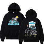 Uus Blue Car Print Hoodie Couple Y2k Hoodie Hip Hop Street kapuutsiga pusa Pullover Unisex spordir&otilde;ivad L