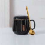 P&otilde;hjamaade stiilis maalitud kullaga kruus kohvitass &uuml;hev&auml;rviline keraamiline veetass kohvitass piimatass hommikus&ouml;&ouml;gitass