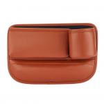 Autoistmevahega hoiukast koos topsihoidjaga, suure mahutavusega kulumiskindel veekindel keskkonsooli auto sisemise korraldaja Left pruun