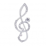 Lady Pin Unisex l&auml;ikiv kivist skaala kujuga naiste prossi kingitus h&otilde;be