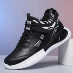 Nahast vabaajajalatsid Suvine trend K&otilde;ik mugavad kerged spordijooksujalatsid noorte tudengijalatsid 39 must