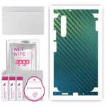 apgo Protective Skin Sticker for the back+sides compatible with Honor 20S, Full Wrap Film, Foil, Vinyl - Pattern Carbon Chameleon CAKA1
