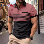 Cozy Up meeste polo s&auml;rgid l&uuml;hikeste varrukatega vabaaja polo T-s&auml;rk v&auml;rvi plokk Slim Fit taskuga golfis&auml;rgid S valge