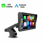 7-tolline universaalne autoraadio juhtmevaba Carplay ja Android Auto multimeediumivideopleier HD puutetundlik Bluetooth AUX USB p&auml;ikesevisir Only PAD