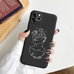 Fashion Soft TPU Girl Lisa Art David v&auml;rvitud telefoni&uuml;mbris Coque Fundas iPhone 12 6S 7 8Plus X XS 11 Pro Max SE20 13 &uuml;mbrisele Iphone Se 2020