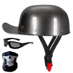 Retro gangsteri isikup&auml;ra pesapallim&uuml;tsi kiiver Harley kiiver Four Seasons meeste ja naiste elektriauto poolkiiver Scoop kiivri m&uuml;ts M