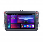 REAKOSOUND 8-tolline 8-tuumaline Android Volkswagen Skoda autoraadio autom&auml;ngija Carplay GPS BT FM USB AUX jaoks 6+128G+AHD