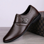 Kevadised ja s&uuml;gisesed &auml;rilised vabaaja nahast kingad Meeste kerged kulumiskindlad libisemiskingad pidulikud pulmakingad nahast 44