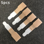 5 tk/pakk Murdunud varba &uuml;mbrised, Kangast varbalahased, Polsterdatud varbasidemed, S&otilde;rmekaitsmed Sirgendajad Eraldajad 5pcs beež