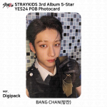 Stray Kids 5-t&auml;rni POB-fotokaart Applemusic Everline MMT Yes24 JYP Withmuu BDM MS Bangchan - Yes24
