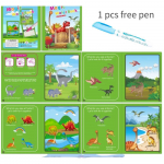 Uus laste haridus Korduvkasutatav v&auml;rviraamat Maagia Vesi Joonistusraamat Maalimine Joonistusm&auml;nguasjad Sensoorsed alushariduse m&auml;nguasjad lastele