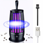 Elektrooniline s&auml;&auml;set&otilde;rje sise- ja v&auml;listingimustes kasutamiseks, k&auml;rbset&otilde;kkeseade, 3600 V UV-s&auml;&auml;selamp, putukat&otilde;rje kodus, k&ouml;&ouml;gi tagaaed, telkimine must