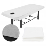 20tk 100x215cm &uuml;hekordselt kasutatavad linad lauakate &auml;rireisile massaaživoodi Lausriie Spa Solid Salon Travel Tattoo hingav