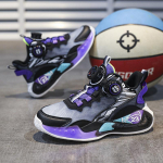 32-41 Moodsad laste kerged, hingavad, p&ouml;&ouml;rlevate nuppudega korvpallijalatsid Spordijalatsid jooksujalatsid 32 j&auml;rveroheline v&auml;rv/must