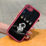 Pehme silikoonist ruudukujuline redelprintimismuster telefoni korpus, t&auml;iskaanega kaamera p&otilde;rutuskindel kaitse kummist &uuml;mbris iPhone Infinix Tecno OnePlus jaoks Infinix Smart 8 must