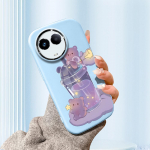 T&auml;isv&auml;rviline h&otilde;bedase servaga objektiiv Rasvane korpus Pehme TPU vedel silikoonkate P&otilde;rutuskindel telefoni&uuml;mbris OPPO Reno Realme OnePlusi jaoks OPPO A16 valge