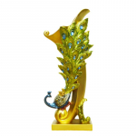 Euroopa stiilis paar paabulinnu loominguline kodukaunistus kuju kaunistus vaik k&auml;sit&ouml;&ouml; kaasaegne elukoht Peacock vase