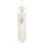 Rippuv unen&auml;op&uuml;&uuml;dja ​​K&auml;sitsi valmistatud Boheemi puuvillast k&ouml;iest tutid T&auml;ht Kuu Leht &Ouml;&ouml;kull Magamistoa Seinakunst Rippkaunistus ripats Leaf