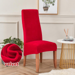 Sametist spandexist toolikatted s&ouml;&ouml;gitoa k&ouml;&ouml;ki hotelli banketi jaoks Stretch XL/suuruses toolikaitsed Katted eemaldatavad pestavad Large size tumehall v&auml;rv