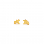 Zakkaismi kuldsed h&otilde;lmikpuu lehtedest k&otilde;rvar&otilde;ngad &ndash; k&auml;sitsi valmistatud 925 Sterling h&otilde;be kullatud ehetega naistele kingituseks kuld