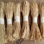 1 tk/komplekt Raffia naturaalne pilliroogu siduv k&auml;sit&ouml;&ouml;pael n&ouml;&ouml;r 30g 100cm