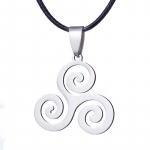 Moe v&otilde;lu Teen Wolf Triskele kaelakee Triskelion kaelakee Allison Argent roostevabast terasest kaelakee