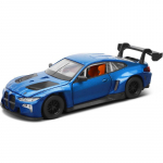 1/32 BMW M4 GT3 Sulamist Sportauto Mudel Diecast Metallist Raja V&otilde;idus&otilde;iduauto Mudel K&otilde;rge Simulatsioon Heli ja Valgus Laste M&auml;nguasjad Kingitus sinine