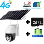 PIR Nutikas Jalak&auml;ijate Tuvastusega P&auml;ikesetoitega Kaamera 4G J&auml;relevalve &Ouml;ine N&auml;gemine T&auml;isv&auml;rviline HD WIFI Madal Energiatarve 【4g】add 128g card