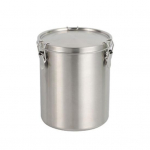 &Otilde;hukindel toidu s&auml;ilituskonteiner roostevabast terasest lemmikloomatoidu purk kaanega Koerte maiuspalade &auml;mber K&ouml;&ouml;gisahver kohvihelveste jaoks L