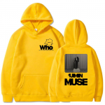 Pusad Jimin Muse Album Graafilised dressipluusid Kes on mu s&uuml;da lilletr&uuml;kki ootamas Pulloverid Moletom Feminino talve naised XXL