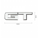 1 x GT Emblem auto sabakleebis Mustangi tagumine m&auml;rk (18*5 cm)