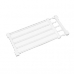 Laiendatavad kapi korrastaja riiulid &uuml;litugevad lihtsa paigaldusega reguleeritavad metallist hoiuriiulid jagaja L valge